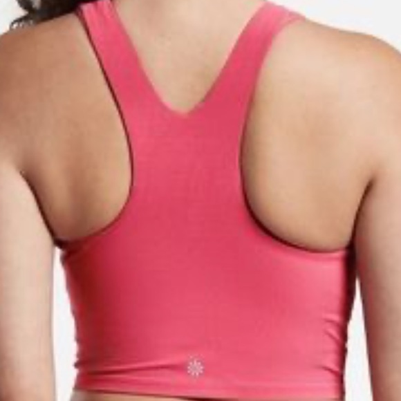 Athleta Conscious Crop Hibiscus Tea Pink - Picture 3 of 12
